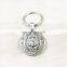 Custom keychain metal nickel finish for Christmas gift