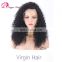 Beautiful hair style virgin Brazilian curly hair remy hair wigs