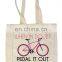 Reusable Natural Cotton Canvas Tote Bag With Custom Printing Logo