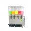 Restaurant equipment in china wholesale prices 2-tank gused gold juice cold drink glass dispenser machine