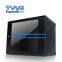 Black Glass Door 6U Rack Cabinet Wall Server Rack Cabinets For Network