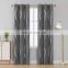 Foil Print Wave Striped Room Darkening Thermal Insulated blackout curtain for living room