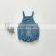 baby clothing infant baby bodysuits sleeveless denim jumpsuits baby one piece