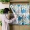 Reactive dyeing kitchen cabinet designs printed bathroom door curtain 100% cotton half door curtain home decoration