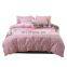 2020 hot selling drop shipping reactive printing floral cotton and flannel super soft and warm bed linen 4pcs bedding set