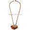 latest design high quality wooden beads tassel necklace custom tassel necklace wholesale