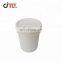 2019 Customized White Plastic Bucket With Cover Injection Mould