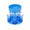Mintao 3.7L colorful pineapple shape drink glass beverage dispenser with tap