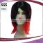 Cheap wholesale short halloween party two tone synthetic wig on sale