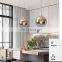 Modern Light Decorative Nordic E27 Glass Pendant Lamp Grey Glass Hotel Chandelier