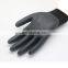Free sample 13 gauge knitted black nylon pu dipped free working gloves for construction