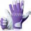 HY Leather Palm Impact Garden Gloves Agricultural & Gardening Tools Gardening Fishing Auto And Work Activities