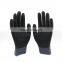 Wholesale Customized Free Sample 13g Polyester Black Latex Crinkle Palm Coating Working Gloves