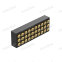 Dnenlink 1.27mm pitch Triple Row H2.0mm Concave contact Straight Female Header SMT type  PogoPin header
