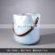 Nordic Flower Arrangement Table Decoration Glass Leather Vase For Home