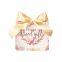 custom printed luxury gift shopping drawstring Jewelry pink wedding gift bags for guest