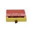 Custom drawer silk paper gift box with clear window and knob