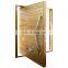 CBMMART Main Entry Modern Design Aluminum Wood Pivot Door