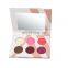 Newest cardboard cosmetic packaging box with mirror multicolor 36mm eyeshadow palette