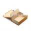 Flat packed rigid magnet gift packaging with big magnetic custom cardboard foldable paper box