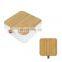 Makeup mirror tray with storage box table mirror Bamboo cover
