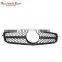Front grill for Mercedes benz  C class W204 one horizontal all glossy black style 2007-2014