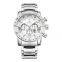 Megir 3008 Quartz Watch Men Relogio Masculino Quartz Wristwatch New Fashion Casual Full Steel Watches