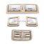 Automotive Dashboard AC Vent Chrome Grilles Outlet Cover for Mercedes BENZ W251 R300 R320 R350 R400 R450 R500 R550 R600