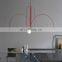 Modern Simple LED Hanging Light Bedroom Exhibition Hall Restaurant Bar Pendant Light Creative Magic Beans Chandelier