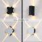 modern minimalist Waterproof IP65 Adjustable Beam Indoor Aluminum Iron Outdoor LED Sconce Wandlamp Wall Lamp