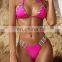 2022 New Design Bikinis Woman Rhinestones Halter Neck Bathing Suits Swim Bikini Women Swimwear