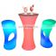 led glow lounger chair nightclub events commercial sofa sets bar stool round restaurant bar counter design