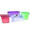 Outdoor Acrylic Plastic Garden Hotel Furniture Sofa Chair Bench With Colorful LED Lights