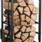 Fireplace Tools Set with 4 Fireplace Accessories Holds a Great Amount of Wood Fireside Logs Sturdy Firewood Rack
