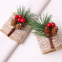 Wholesale Christmas Pine Cone Napkin Ring Simulation Plant Fruit Buckle