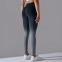 YYBD-0033,Cross-border Amazon seamless knit candy gradient tight height waist hip lift women yoga pants sports fitness pants