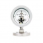 Stainless steel pressure gauge with shock-proof diaphragm gauge with explosion-proof electric contact