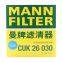 Original Genuine MANN Filtro de Cabine Filtro do Motor do Carro CUK26030 205 835 00 47 Para Mercedes-Benz