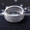 Marriage Luxury Hong Kong Company High Quality CZ Setting Wedding Jewelry Ring