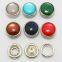 14L 16L colorful pearl snap buttons for shirts with brass or stainless steel material for metal quality