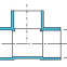 Single-threaded tee fitting