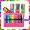 Rolling bag with safety and high quality marker pen set