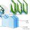 10mm+0.76+10mm colored tempered laminated glass