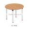 round design metal work conference table with metal leg