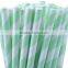 Party decoration cute navy blue striped paper drinking straw