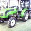 35HP 4wd tractor with front loader 4in1 bucket and backhoe,4cylinders,8F+2R shift,with Cabin,heater,fan,fork,blade