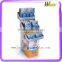 Supermarket Promotion POP Floor Dump Bin Paper Pet Stand