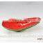 wholesale hotel use porcelian red dinner plate