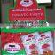 tomato paste in sachet brix 28-30%,22-24%
