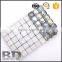 Sepia Glossy wavy glass water jet cutting mosaic tile